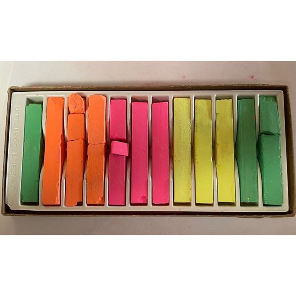 Pastels Fluorescents12 New Colors 7 1/2" x 3 1/2" - Picture 4 of 6